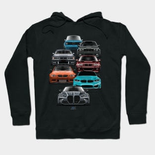 bmw m3 m4 evolution type1 Hoodie